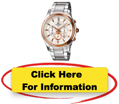 Casio Edifice Twotone Chronograph Mens watch EF530P7AV 